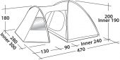 Палатка Easy Camp Eclipse 500 (120387) Rustic Green - фото 2 - интернет-магазин электроники и бытовой техники TTT