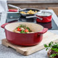 Гусятница KitchenAid Cast Iron с крышкой Чугунная 30 см 5.6 л (CC006063-001) - фото 5 - интернет-магазин электроники и бытовой техники TTT