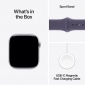 Apple Watch Series 11 GPS 42mm Silver Aluminium Case with Purple Fog Sport Band - S/M (MEU64RK/A) - фото 3 - інтернет-магазин електроніки та побутової техніки TTT