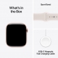 Apple Watch Series 11 GPS + Cellular 42mm Rose Gold Aluminium Case with Light Blush Sport Band - S/M (MF8E4RK/A) - фото 3 - интернет-магазин электроники и бытовой техники TTT