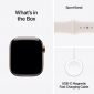 Apple Watch Series 11 GPS + Cellular 42mm Gold Titanium Case with Light Blush Sport Band - M/L (MF8X4RK/A) - фото 3 - интернет-магазин электроники и бытовой техники TTT