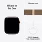 Apple Watch Series 11 GPS + Cellular 46mm Gold Titanium Case with Gold Milanese Loop - S/M (MFD74RK/A) - фото 3 - интернет-магазин электроники и бытовой техники TTT