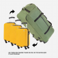 Дорожня сумка TravelZ Wheelbag 100 л (603095) Green  - фото 3 - інтернет-магазин електроніки та побутової техніки TTT