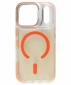 Панель BeCover FIBRA Star Shine with MagSafe для Apple iPhone 17 Pro (715429) Orange - фото 2 - інтернет-магазин електроніки та побутової техніки TTT