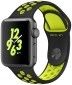 Ремешок Nike Silicon Sport Band for Apple Watch 38mm Black/Yellow - фото 2 - интернет-магазин электроники и бытовой техники TTT