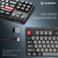 Клавіатура бездротова GamePro Asgard Ragnar Keychron Super Red Switch Wireless/Bluetooth/USB (MK285BL) Blue  - фото 2 - інтернет-магазин електроніки та побутової техніки TTT