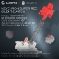 Клавіатура бездротова GamePro Asgard Ragnar Keychron Super Red Switch Wireless/Bluetooth/USB (MK285BL) Blue  - фото 4 - інтернет-магазин електроніки та побутової техніки TTT