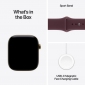 Apple Watch Series 12 GPS + Cellular 46mm Radiant Gold Titanium Case with Burgundy Sport Band - M/L (MJGT4RK/A) - фото 3 - интернет-магазин электроники и бытовой техники TTT