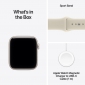 Apple Watch SE 3 GPS + Cellular 44mm Starlight Aluminium Case with Sand Sport Band - M/L (MJLN4RK/A) - фото 3 - интернет-магазин электроники и бытовой техники TTT