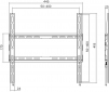 Настенный крепеж для телевизора AGN AGN70-440F 32
