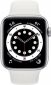 Apple Watch Series 6 GPS 44mm Silver Aluminium Case with White Sport Band - фото 3 - интернет-магазин электроники и бытовой техники TTT