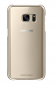 Чохол Samsung Clear Cover для Galaxy S7 (EF-QG930CFEGRU) Gold - фото 2 - інтернет-магазин електроніки та побутової техніки TTT