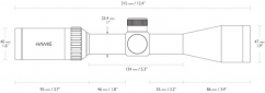 Прицел оптический Hawke Vantage 3-9х40 сетка Mil Dot с подсветкой, 1
