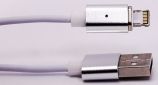 Кабель USB Magnetic Lightning White - фото 2 - интернет-магазин электроники и бытовой техники TTT