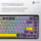 Клавіатура бездротова Ajazz AK820 MAX PLUS Daydream Switch RGB Wireless/Bluetooth/USB (AK820MAX-DD-BGY) Black  - фото 8 - інтернет-магазин електроніки та побутової техніки TTT