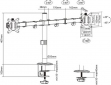 Настольный крепеж для монитора Brateck LDT66-C024 - фото 4 - интернет-магазин электроники и бытовой техники TTT