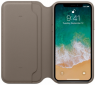 Панель Apple Leather Folio iPhone X Light Grey - фото 2 - інтернет-магазин електроніки та побутової техніки TTT