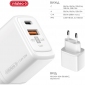 Мережевий зарядний пристрій Intaleo TCG30GAN 30W GAN USB-C PD+USB-A QC 3.0 White - фото 3 - інтернет-магазин електроніки та побутової техніки TTT
