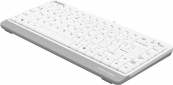 Клавіатура дротова A4Tech FKS11 USB White  - фото 3 - інтернет-магазин електроніки та побутової техніки TTT