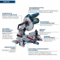 Пила торцювальна Bosch Professional GCM 216 (0601B33000) - фото 7 - інтернет-магазин електроніки та побутової техніки TTT