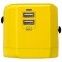 Сетевое зарядное устройство MOMAX 1 World USB Travel Adapter AC port (UK/EU/US/JP/CN/AU) Yellow (UA1Y) - фото 8 - интернет-магазин электроники и бытовой техники TTT