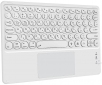 Клавіатура бездротова AIRON Easy Tap 2 Bluetooth з тачпадом і LED для Smart TV і планшета (4822352781089) White - фото 2 - інтернет-магазин електроніки та побутової техніки TTT