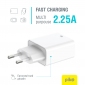 Мережевий зарядний пристрій Piko TC-PD452 USB Type-A QC3.0 USB Type-C PD3.0 45 Вт GaN (1283126597787) White - фото 3 - інтернет-магазин електроніки та побутової техніки TTT
