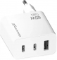 Сетевое зарядное устройство Grand-X GaN 65W CH-990W 2xType-C + USB-A C White - фото 3 - интернет-магазин электроники и бытовой техники TTT