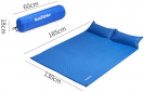 Коврик самонадувной двухместный с подушкой Naturehike NH18Q010-D 25 мм (6927595784457) Blue - фото 6 - интернет-магазин электроники и бытовой техники TTT
