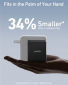 Сетевое зарядное устройство Anker PowerPort 736 Nano II - 100W 2xUSB-C PD &  1xPIQ GaN (A2145G11) - фото 5 - интернет-магазин электроники и бытовой техники TTT