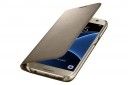 Чехол Samsung LED View для Galaxy S7 Edge (EF-NG935PFEGRU) Gold - фото 2 - интернет-магазин электроники и бытовой техники TTT