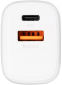 Мережевий зарядний пристрій Gelius Pro X-Duo GP-HC014 USB+Type-C QC3.0/PD20W White - фото 3 - інтернет-магазин електроніки та побутової техніки TTT