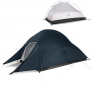 Намет Naturehike Cloud Up 1 Updated NH18T010-T 20D (6927595783276) Dark Blue - фото 2 - інтернет-магазин електроніки та побутової техніки TTT