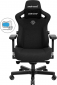 Крісло геймерське Anda Seat Kaiser 3 Size L (AD12YDC-L-01-B-CF) Black Fabric - фото 8 - інтернет-магазин електроніки та побутової техніки TTT