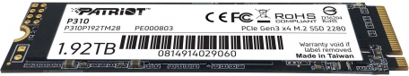 SSD накопичувач Patriot P310 1.92TB M.2 NVMe (P310P192TM28) - фото 2 - інтернет-магазин електроніки та побутової техніки TTT