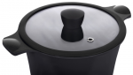 Каструля Ringel Zitrone Black 24x12 см з кришкою 4.2 л (RG-2108-24/1 BL-R) - фото 4 - інтернет-магазин електроніки та побутової техніки TTT