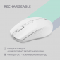 Мышь 2E MF270 Silent Rechargeable Wireless (2E-MF270WWH) White  - фото 5 - интернет-магазин электроники и бытовой техники TTT