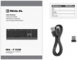 Клавіатура бездротова Real-El RK-715W Wireless/Bluetooth (EL123100051) - фото 5 - інтернет-магазин електроніки та побутової техніки TTT