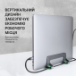 Вертикальная подставка для ноутбука OfficePro LS680G Aluminium alloys Grey - фото 7 - интернет-магазин электроники и бытовой техники TTT