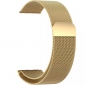 Ремешок BeCover Milanese Style для Samsung Galaxy (20mm)/Watch 5/ Watch 4 40/44mm/Watch 42mm/Watch Active/Active 2 40/44mm/Watch 3 41mm/Gear S2/Classic/Gear Sport (707674) Gold - фото 2 - интернет-магазин электроники и бытовой техники TTT