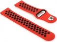 Ремешок BeCover Nike Style для Xiaomi Amazfit Bip / Bip Lite / Bip S Lite / GTR 42mm / GTS / TicWatch S2 / TicWatch E (BC_705709) Red-Black - фото 3 - интернет-магазин электроники и бытовой техники TTT