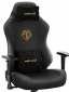 Кресло геймерское Anda Seat Phantom 3 Size L Linen Fabric (AD18Y-06-B-PV/C) Black-Gold - фото 5 - интернет-магазин электроники и бытовой техники TTT