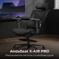 Кресло геймерское Anda Seat X-Air Pro Size XL Mesh (AD-WY-01-GGSP-G01) Gray Twilight  - фото 7 - интернет-магазин электроники и бытовой техники TTT