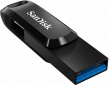 USB флеш накопитель SanDisk Ultra Dual Go Type-C 256GB USB 3.1 (SDDDC3-256G-G46) Black  - фото 3 - интернет-магазин электроники и бытовой техники TTT