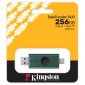 USB флеш накопитель Kingston DataTraveler Duo 256GB USB 3.2 Gen 1 + Type-C (DTDEG2/256GB) Black/Green - фото 4 - интернет-магазин электроники и бытовой техники TTT