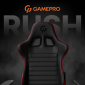 Кресло геймерское GamePro Rush (GC-575-Black-Red) Black-Red  - фото 7 - интернет-магазин электроники и бытовой техники TTT