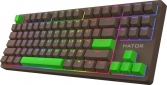 Клавиатура проводная HATOR Rockfall 2 Autograph Edition Mecha TKL Aurum Choco USB (HTK-527) Choco  - фото 3 - интернет-магазин электроники и бытовой техники TTT