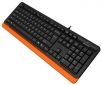 Клавиатура проводная A4Tech FK10 USB (4711421942812) Orange - фото 2 - интернет-магазин электроники и бытовой техники TTT