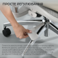 Крісло офісне SIHOO DORO S100 (S100-M302) Mesh White  - фото 12 - інтернет-магазин електроніки та побутової техніки TTT