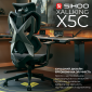 Кресло геймерское SIHOO Xallking X5C (X5C-301) Mesh Black - фото 2 - интернет-магазин электроники и бытовой техники TTT